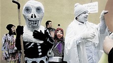 Leto�ní le�etínský pr�vod masek bude tematicky zam��ený na Velkou Moravu.