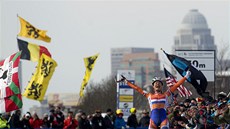 Marianne Vosová z Nizozemska si jede pro svj pátý cyklokrosový svtový titul.