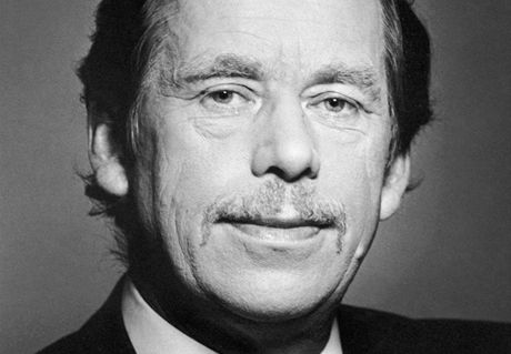 Václav Havel na prezidentském portrétu