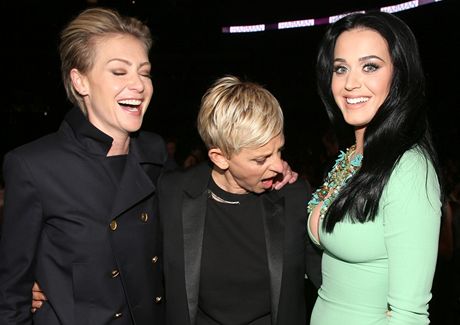 Vstih zpvaky Katy Perry na cench Grammy zaujal. Modertorka Ellen