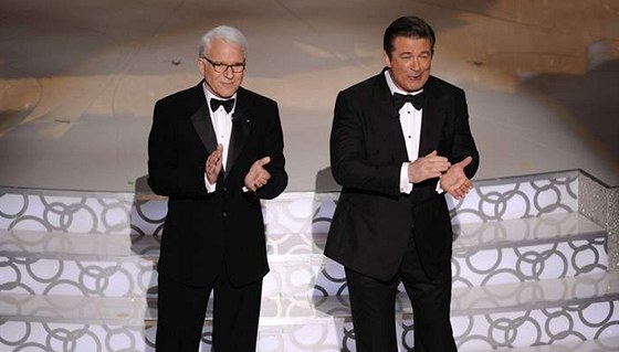 Steve Martin a Alec Baldwin na 82. udílení filmových Oscar (2010)