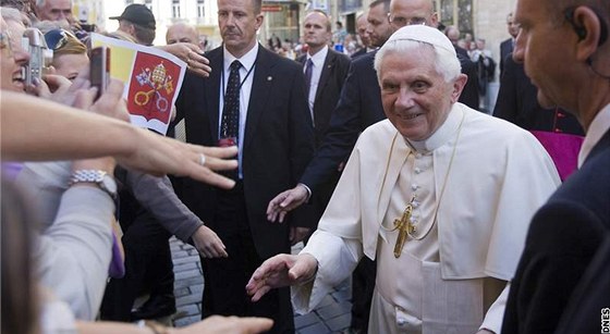 Pape Benedikt XVI. navtívil esko v roce 2009.