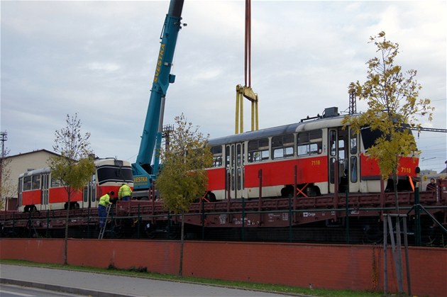 Staré tramvaje T3 míří do Ruska a na Ukrajinu.
