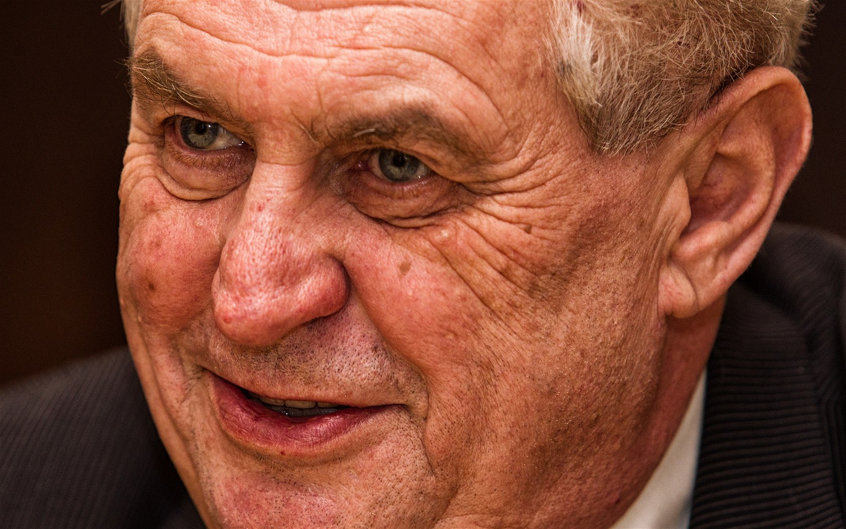 Milo� Zeman na archivním snímku