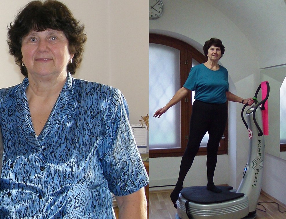 P�ed hubnutím jsem vá�ila 110 kilogram�. Po t�íleté snaze mám o 23 kilo mén�.