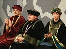Arcibiskup praský Dominik Duka na univerzit v Hradci Králové, kde pevzal