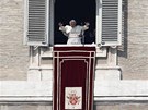 Pape Benedikt XVI. na jednom ze svých posledních veejných vystoupení. (17.