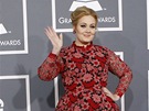 Grammy za rok 2012 - Adele netradin v rudé