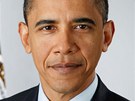 Oficiální portrét amerického prezidenta Baracka Obamy