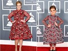 Zpvaka Adele a její dtská dvojnice