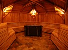 Prostory nového saunového svta Cedrus Spa, který je souástí golfového resortu