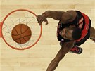 Terrence Ross z Toronta Raptors se stal králem smea NBA pi exhibiním