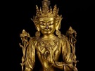 Oltání socha bódhisattvy Kuan-jin se loni na drab Aukního domu Zezula