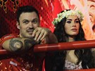 Brian Austin Green a Megan Foxová na karnevalu v Riu (11. února 2013)