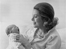 Monacká knna Grace a princezna Stéphanie (4. února 1965)