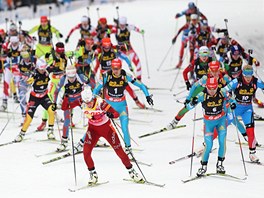 V Novém Mst na Morav skonil START. Biatlonistky vyráí do závodu na 12,5 km...