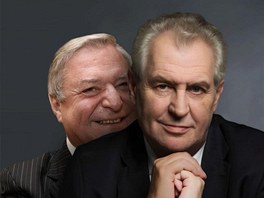 Milo Zeman a Miroslav louf