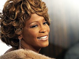 Whitney Houston na party ped udílením cen Grammy (10. února 2007)