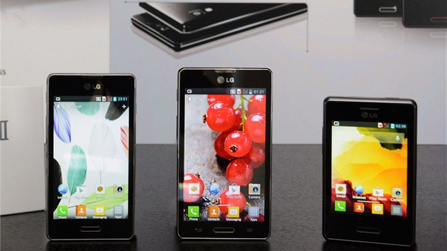 LG Optimus L5 II, Optimus L7 II a Optimus L3 II