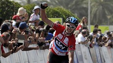 Christopher Froome v závod� Kolem Ománu.