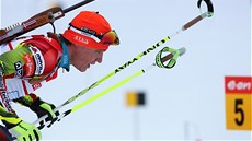 FINI�MAN. Michal Kr�má� uhájil �esté místo �eské �tafety na mistrovství sv�ta.