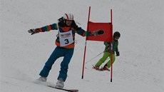 Anife Vyskoilová na snowboardu