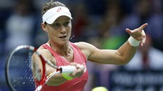 SOUSTEDNÍ. Samantha Stosurová z Austrálie v utkání Fed Cupu proti týmu eské