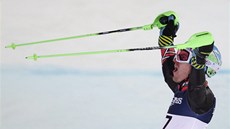 JSEM DOBREJ. Amerian Ted Ligety po dojetí superkombinace na MS. Te u - a