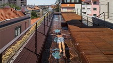 Stecha disponuje jak relaxaní zónou, tak místem pro letní posezení s páteli...