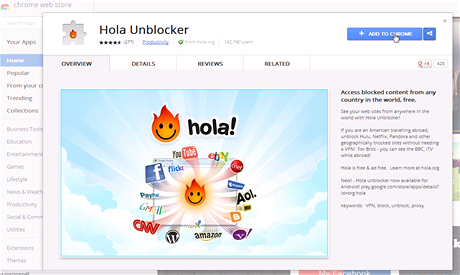 Hola Unblocker