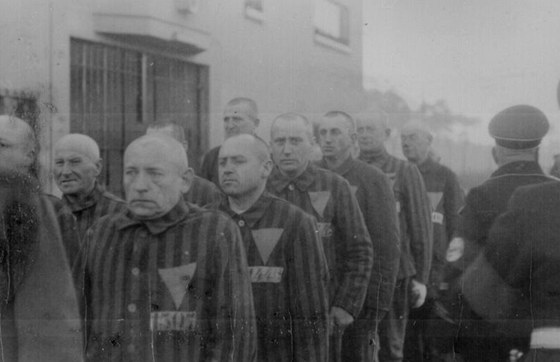 Vězni v Sachsenhausenu