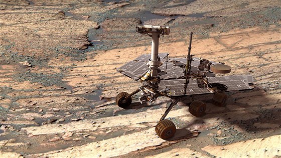 Vozítko Opportunity se prohání po povrchu Marsu od roku 2004. Za tu dobu stihlo...