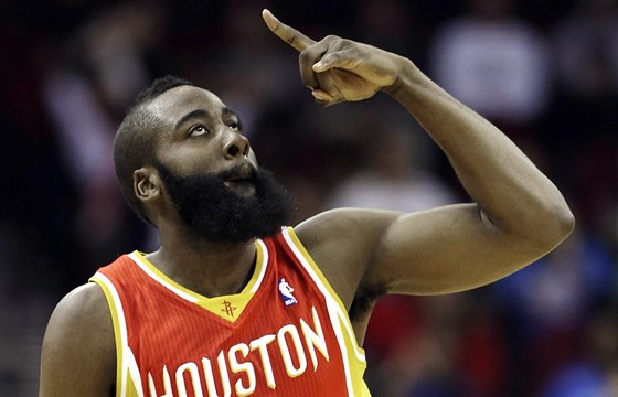 JSEM JEDNIKA. James Harden z Houstonu je se svým výkonem spokojený. 