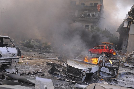 Výbuchy v Damaku v únoru 2013 (ilustraní foto)