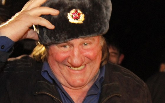 Gérard Depardieu je oficáln obanem Ruské federace. (23. února 2013)