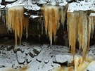 Ledopády patí k nejvyhledávanjím zimním pozoruhodnostem národního parku...