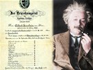 Albert Einstein navzdory tomu, co se povídá, v matematice i fyzice exceloval.