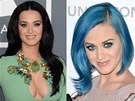Pirozená blondýnka, zpvaka Katy Perry ráda zkouí netradiní odstíny. Prola...
