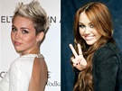 Zpvaka Miley Cyrusová prola radikální zmnou, kdy si ostíhala vlasy a...