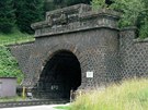 Jiní portál Tauernského tunelu (8 371 m) u Mallnitz