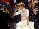 Zpěvačka Taylor Swiftová na Brit Awards 