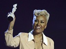 Emeli Sandé se na Brit Awards 2013 stala zpvakou roku, cenu získala i za své...