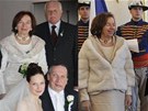 Livia Klausová na svatb svého syna 23. února 2013 a na zahraniní cest