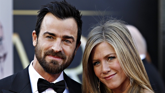 Justin Theroux a Jennifer Anistonov (2014)