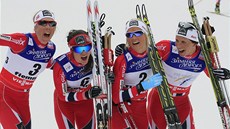 NORSKÁ NADVLÁDA. Skiatlon na mistrovství světa ve Val di Fiemme ovládla Marit