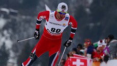ZA PRVNÍM ZLATEM. Norský běžec na lyžích Petter Northug si na mistrovství světa
