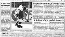 MF DNES b�hem olympiády v Naganu (20. února 1998) 