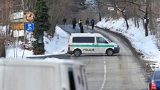 Vozidlo bezpeností agentury Loomis, které loni v únoru brutáln rozstíleli v Pemyslovicích na Prostjovsku.