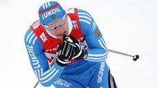 Nikita Krjukov v kvalifikaci sprintu na mistrovství svta ve Val di Fiemme