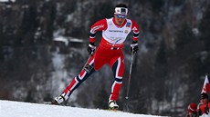 Marit Björgenová na volné desítce na mistrovství svta v klasickém lyování ve